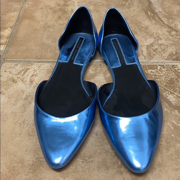 Zara Shoes - Zara Metallic Flats